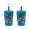 Picture of Zak Designs Kelso 15 oz Tumbler Set (Toy Story 4 - Woody & Buzz 2pc Set) Toddlers Cup Non-BPA Leak-Proof Screw-On Lid with Straw Made of Durable Plastic and Silicone, Perfect Baby Cup Bundle for Kids