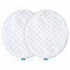 Picture of Waterproof Quilted Mattress Pad Cover Compatible with Fisher Price On The Go Baby Dome, 2 Pack, Ultra Soft Bamboo Sleep Surface, Breathable and Easy Care