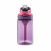 Picture of Contigo Aubrey Kids Cleanable Water Bottle with Silicone Straw and Spill-Proof Lid, Dishwasher Safe, 14oz, Eggplant