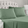 Picture of Mellanni Full Size Sheet Set - 4 Piece Iconic Collection Bedding Sheets & Pillowcases - Luxury, Extra Soft, Cooling Bed Sheets - Deep Pocket up to 16 inch - Wrinkle, Fade, Stain Resistant (Full, Sage)