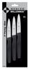 Picture of Mercer Culinary M23903 Millennia Black Handle, 3-Inch Slim Paring Knives (3-Pack), Paring Knife