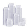 Picture of Comfy Package [200 Sets - 1 oz.] Plastic Disposable Portion Cups with Lids, Souffle Cups, Jello Cups