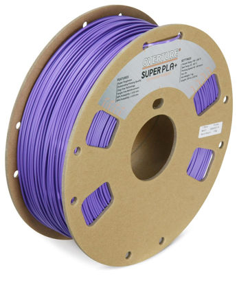 Picture of OVERTURE Super PLA + Filament 1.75mm, 3D Printer Filament, 1kg Filament (2.2lbs), Dimensional Accuracy 99% Probability +/- 0.03 mm, Fit Most FDM Printer (Purple)