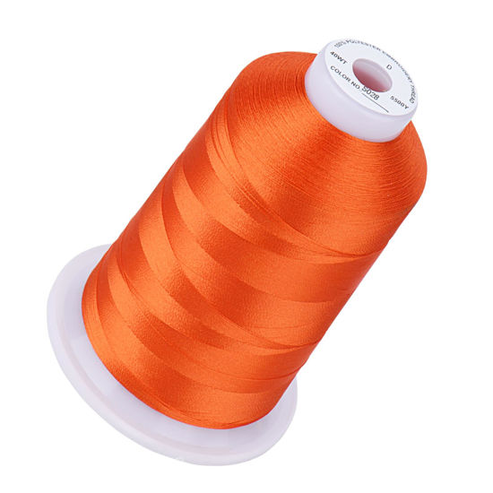 Picture of Simthread Embroidery Thread Fiery Sunset S028 5500 Yards, 40wt 100% Polyester for Brother, Babylock, Janome, Singer, Pfaff, Husqvarna, Bernina Machine