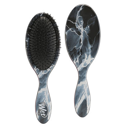 Picture of Wet Brush Original Detangler Brush - Metallic Marble, Onyx - All Hair Types - Ultra-Soft IntelliFlex Bristles Glide Through Tangles with Ease - Pain-Free Comb for Men, Women, Boys and Girls