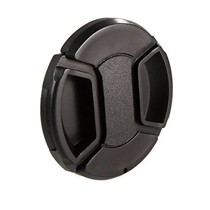 Picture of CamDesign 55MM Snap-On Front Lens Cap/Cover Compatible with Canon, Nikon, Sony, Pentax All DSLR Lenses
