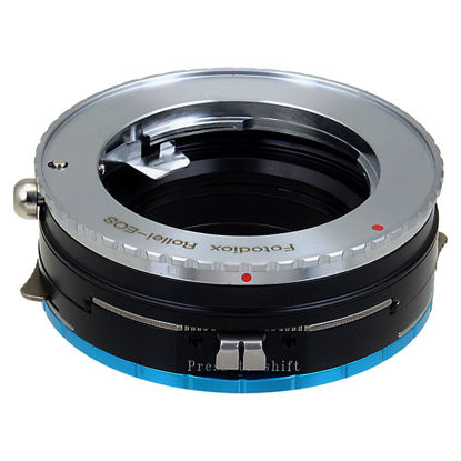 Picture of Fotodiox Pro Lens Mount Shift Adapter Rollei Rolleiflex 35mm Mount Lenses to Fujifilm X-Series Mirrorless Camera Adapter - fits X-Mount Camera Bodies Such as X-Pro1, X-E1, X-M1, X-A1, X-E2, X-T1