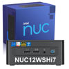 Picture of Intel NUC 12 NUC12WSHi7 Home&Business Desktop Mainsteam Kit, Barebone, Intel Core i7-1260P 12-Core, Up to 4.7 GHz Turbo, 35W TDP, Intel Iris Xe Graphics, with AC Cord. Add't Components Needed.