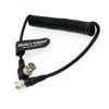 Picture of Blackmagic BNC Male RG179 Flexible Coaxial Cable for BMCC Video Camera Straight to Right Angle Alvin's Cables