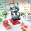 Picture of TIK Tok Remote Control Scrolling Ring TikTok Bluetooth Page Turner Media Button Clicker Music Control for iPhone iPad Camera Wireless Remote Shutter Selfie Button (Bright Orange)