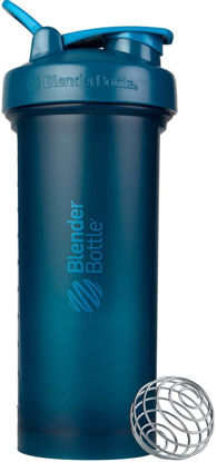 Picture of BlenderBottle Classic V2 Shaker Bottle Perfect for Protein Shakes and Pre Workout, 45-Ounce, Ocean Blue