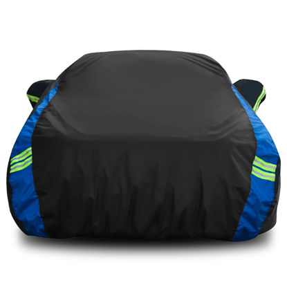 Picture of Avecrew Car Cover Waterproof All Weather for Automobiles, Outdoor Heavy Duty Full Exterior Covers for Sedan(194"-208")