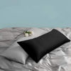 Picture of FLXXIE 1 Pack Microfiber Body Pillow Case, 1800 Super Soft Pillowcase with Envelope Closure, Wrinkle, Fade and Stain Resistant Pillow Cover, 20x54, Black