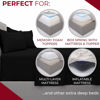 Picture of Mellanni Extra Deep Pocket Full Sheet Set - Iconic Collection Bedding Sheets & Pillowcases - Hotel Luxury, Ultra Soft, Cooling Bed Sheets - Extra Deep Pocket up to 21" Mattress - 4 PC (Full, Black)