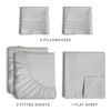 Picture of Split King Sheets for Adjustable Beds - Split King Adjustable Bed for Adjustable Mattress - Split King Sheet Sets for Adjustable Beds Deep Pocket - Deep Pocket Split King Sheets - Adjustable Sheets