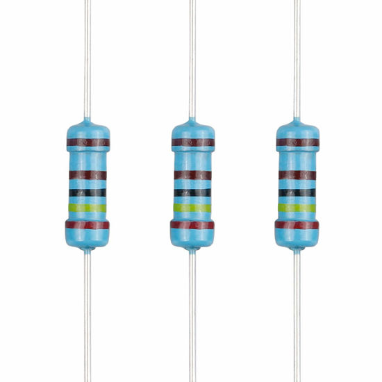 Picture of EDGELEC 100pcs 2.4K ohm Resistor 1/2w (0.5Watt) ±1% Tolerance Metal Film Fixed Resistor, Multiple Values of Resistance Optional