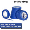 Picture of STIKK Painters Tape - 10pk Blue Painter Tape - 1 inch x 60 Yards - Paint Tape for Painting, Edges, Trim, Walls, Ceilings, Finishing - Masking Tape for DIY Paint Projects - Residue-Free Painting Tape