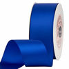 Picture of VATIN 1-1/2" Wide Double Faced Polyester Royal Blue/Sapphire Blue Satin Ribbon Continuous Ribbon- 25 Yard, Perfect for Wedding, Gift Wrapping, Bow Making & Other Projects