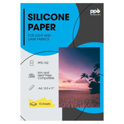 Picture of PPD Silicone Papers for T Shirt Transfer Iron or Heat Press A4 PPD-102 10 Sheets