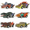 Picture of DINOBROS Dinosaur Toy Pull Back Cars,6 Pack Dino Toys for 3 Year Old Boys Girls and Toddlers,Boy Toys Age 3,4,5 and Up,Pull Back Toy Cars,Dinosaur Games with T-Rex