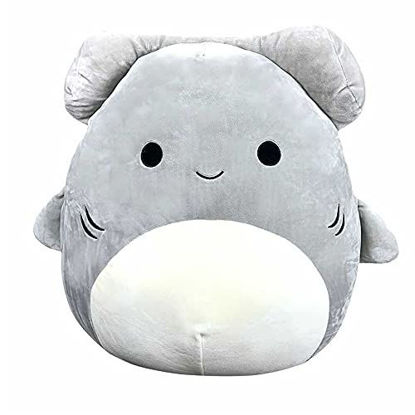 Picture of Squishmallows Official Kellytoy Plush 8 Inch Squishy Soft Plush Toy Animals (Tank Hammerhead Shark)