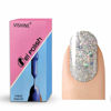 Picture of Vishine Soak Off UV LED Gel Polish Lacquer Nail Art Manicure Varnish Clear with Glitter Sequins 1589