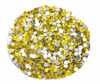 Picture of Jollin Glue Fix Crystal Flatback Rhinestones Glass Diamantes Gems for Nail Art Crafts Decorations Clothes Shoes(ss20 1440pcs, Citrine)