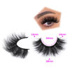 Picture of Focipeysa 3D Mink Lashes Fluffy False Eyelashes Dramatic Lashes Mink Strip Lashes Round Shaped and Fluttery Fake Eyelashes 18mm Length Reusable Up to 15 Wears