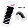 Picture of Eyelash Extension L Curl 0.03 Mega Volume Lash Extensions Rapid Flowering Hybrid Easy Fan Volume Lashes Self Fanning Eyelash Extensions (0.03-L, 15mm)