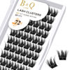 Picture of Lash Clusters D Curl 14mm Manga Lashes 72 Clusters Lashes B&Q LASH DIY Eyelash Extensions Anime Lashes Soft Wispy Eyelash Clusters Extensions Spiky Individual Lashes Cluster DIY at Home (B37,D-14mm)