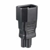 Picture of uxcell AC110-250V 10A Male IEC320 Male C14 to Female C5 Power Socket Adapter for Cord Connecting 5 Pcs