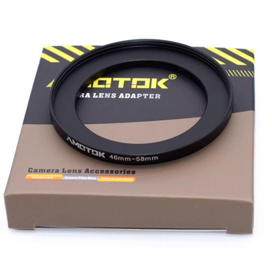 Picture of 46mm Lens to 58mm Camera Lens Adapter,46mm to 58mm Filter Step-Up Adapter Ring,Compatible All 58mm Filter Accessory