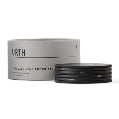 Picture of Urth 39mm UV, Circular Polarizing (CPL), ND8, ND1000 Lens Filter Kit (Plus+)