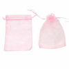 Picture of Dealglad® 50pcs Drawstring Organza Jewelry Candy Pouch Christmas Wedding Party Favor Gift Bags (6x8, Pink)