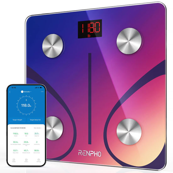 RENPHO Bluetooth Body Fat Scale Smart BMI Scale Digital Bathroom Scale FAST  SHIP