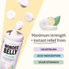 Picture of Wonderbelly Antacid Chewable Tablets - Maximum Strength Calcium Carbonate Acid Neutralizer - Instant Heartburn Relief, Acid Indigestion & Sour Stomach - Vegan (Lemon Sorbet)