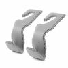 Picture of Headrest Hooks for Car, Back Seat Organizer Gray Leather Hanger Holder Hook, for Hanging Purses and Bags and Coats , Pack of 2