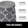 Picture of Gorilla Grip Drawer and Shelf Liner, Strong Grip, Non Adhesive Easiest Install Mat, 12 in x 30 FT, Durable Organization Liners, Kitchen Cabinets Drawers Cupboards, Bathroom Shelves, Quatrefoil Gray