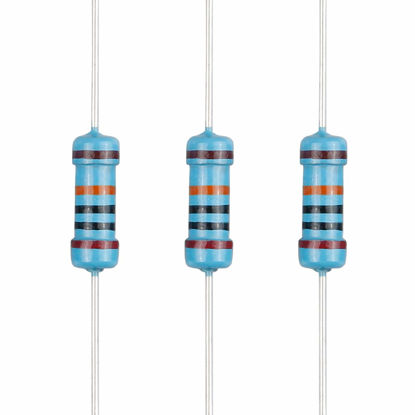 Picture of EDGELEC 100pcs 200K ohm Resistor 1/2w (0.5Watt) ±1% Tolerance Metal Film Fixed Resistor, Multiple Values of Resistance Optional