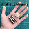 Picture of 60 MEALOS Small Magnets - 20pcs 6X2mm, 20pcs 8x2mm, 20pcs 10x2mm - Tiny Thin Magnets for Crafts, Miniatures,3D Printed Project, Hobby - Small Round Little Magnets Combo Pack