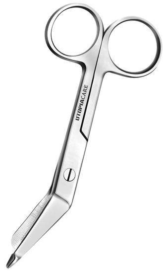 Utopia Care Medical and Nursing Lister Bandage Scissors 5.5 - Stainless  Steel - Perfect for Surgeries, Medical Care and Home Nu