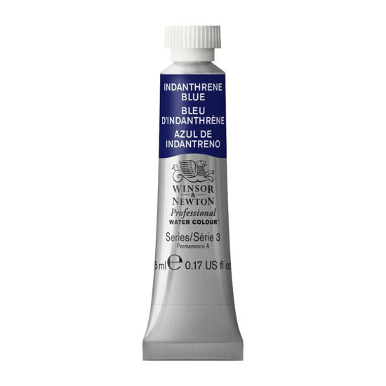 Picture of Winsor & Newton Professional Watercolor, 5ml (0.17-oz) Tube, Indanthrene Blue