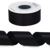 Picture of Ribbli Black Double Faced Satin Ribbon,1-1/2” x Continuous 25 Yards,Use for Bows Bouquet,Gift Wrapping,Wedding,Floral Arrangement