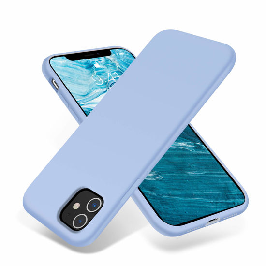 Picture of OTOFLY iPhone 11 Case,Ultra Slim Fit iPhone Case Liquid Silicone Gel Cover with Full Body Protection Anti-Scratch Shockproof Case Compatible with iPhone 11 (Light Blue)