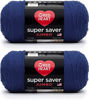 Picture of Red Heart Super Saver Jumbo Royal Yarn - 2 Pack of 396g/14oz - Acrylic - 4 Medium (Worsted) - 744 Yards - Knitting/Crochet