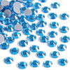 Picture of Beadsland Hotfix Rhinestones, 1440pcs Flatback Crystal Rhinestones for Crafts Clothes DIY Decorations, Capri Blue, SS12, 3.0-3.2mm