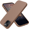 Picture of OTOFLY Designed for iPhone 13 Case, Silicone Shockproof Slim Thin Phone Case for iPhone 13 6.1 inch Light Brown