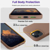 Picture of OTOFLY Designed for iPhone 13 Case, Silicone Shockproof Slim Thin Phone Case for iPhone 13 6.1 inch Light Brown