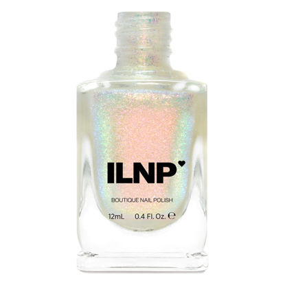 Picture of ILNP Limitless - Vivid Pink, Bright Green Iridescent Topper Nail Polish