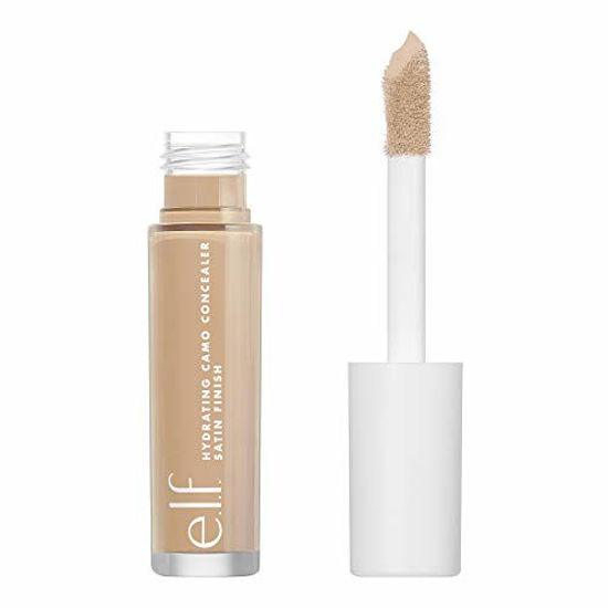 Picture of e.l.f., Hydrating Camo Concealer, Lightweight, Full Coverage, Long Lasting, Conceals, Corrects, Covers, Hydrates, Highlights, Medium Warm, Satin Finish, 25 Shades, All-Day Wear, 0.20 Fl Oz